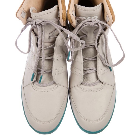 ❌sold eBay❌Y3 x adidas leather high top sneaker - Picture 5 of 6